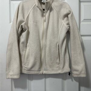 Columbia Off-White Fleece Jacket